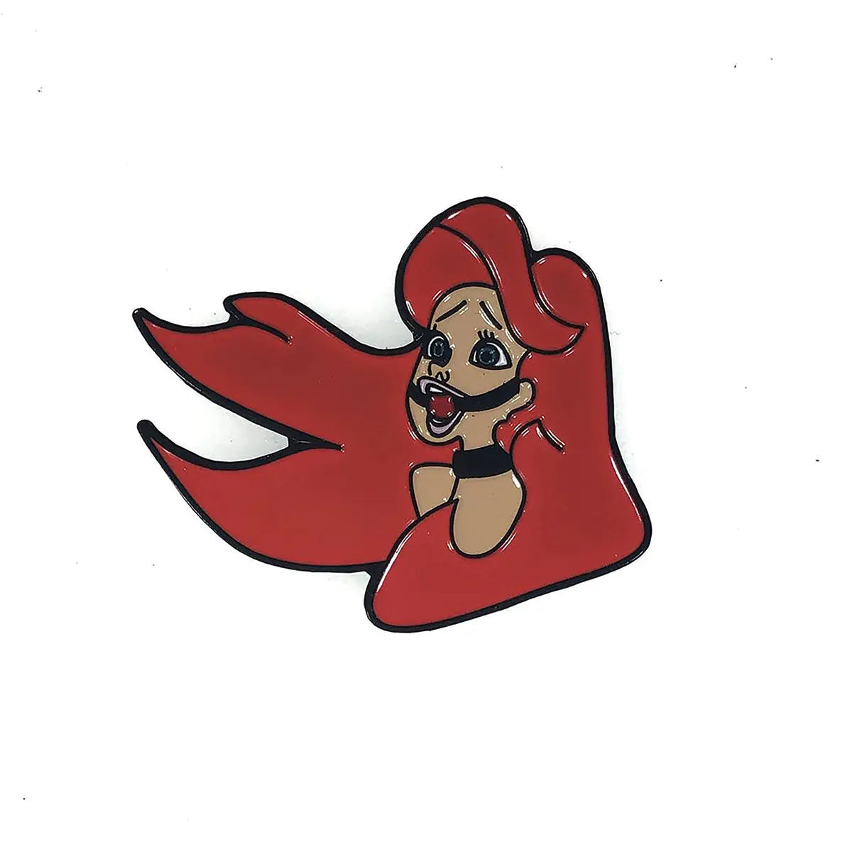 Geeky & Kinky Ariel Head Ballgag Pin Geeky & Kinky
