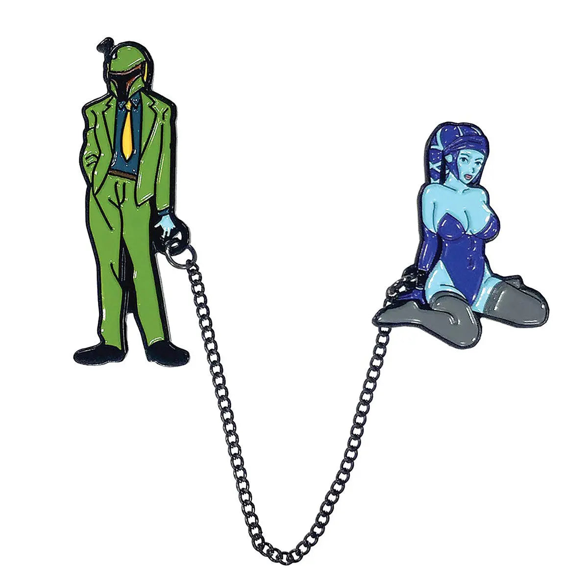 Geeky & Kinky Boba Fett Pimp & Slave Duo Pin Geeky & Kinky