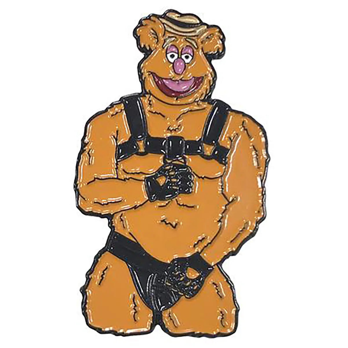 Geeky & Kinky Fozzie Leather Pin Geeky & Kinky