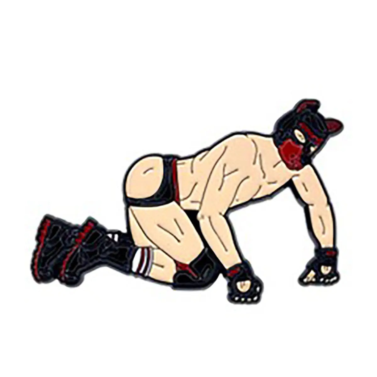 Geeky & Kinky Pup Boy Pin Geeky & Kinky