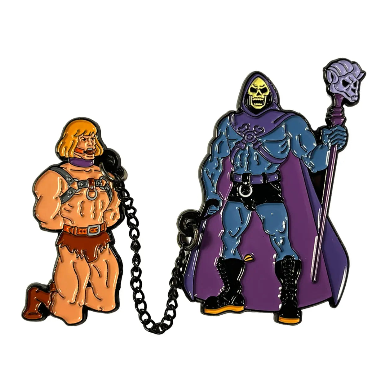 Geeky & Kinky Skeletor Chained He-Man Duo Pin Geeky & Kinky