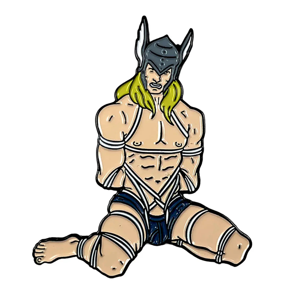 Geeky & Kinky Thor Rope Bound Pin Geeky & Kinky