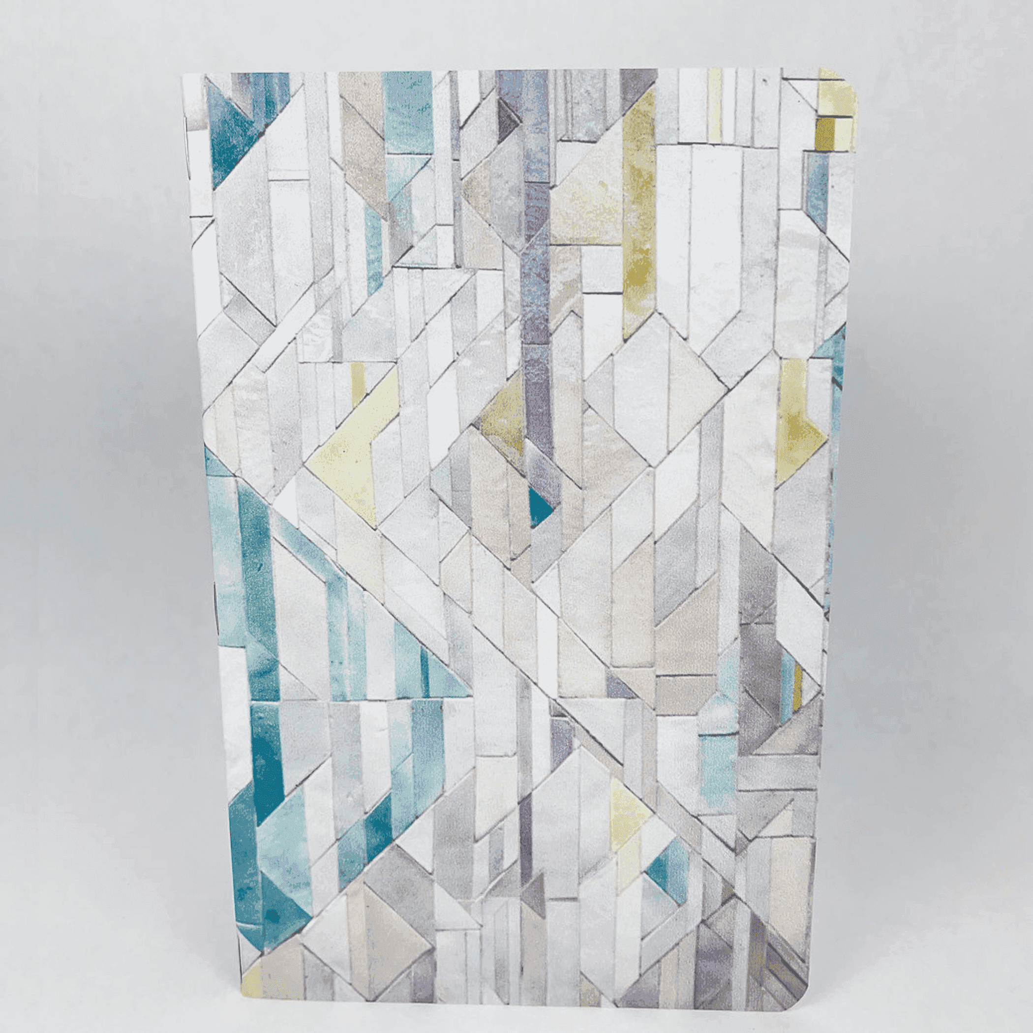 Geometric Tiles - Style 1 - Premium Paper A5-ish size Notebook Art by Erica H