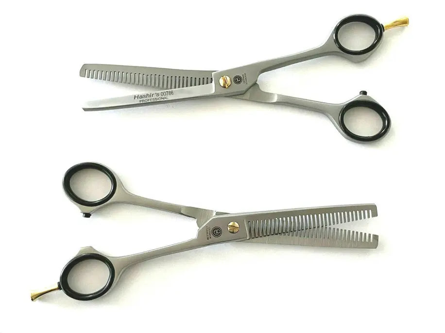 German Professional Double and Single Teeth Thinning Trimming Shears Hashir Products