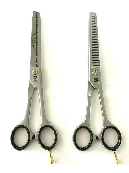 German Professional Double and Single Teeth Thinning Trimming Shears Hashir Products