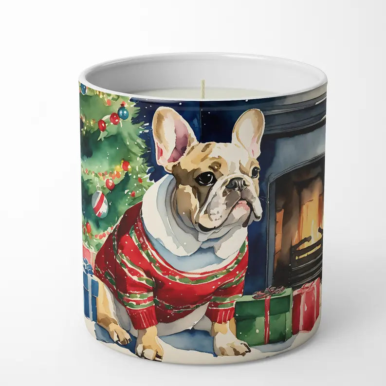 German Shepherd Cozy Christmas Decorative Soy Candle Caroline's Treasures