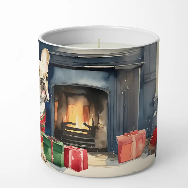 German Shepherd Cozy Christmas Decorative Soy Candle Caroline's Treasures