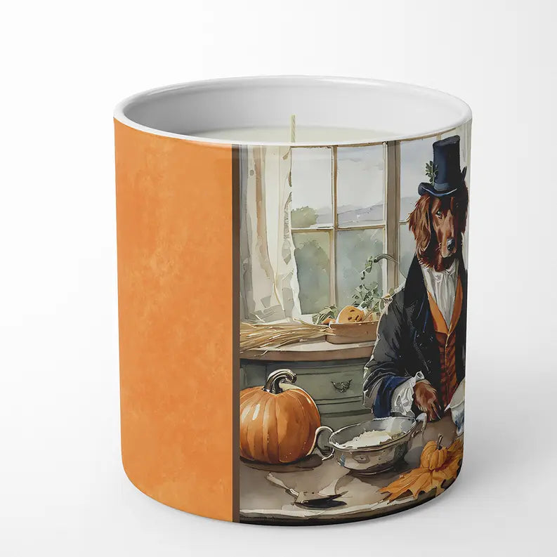 German Shepherd Fall Kitchen Pumpkins Decorative Soy Candle Caroline's Treasures