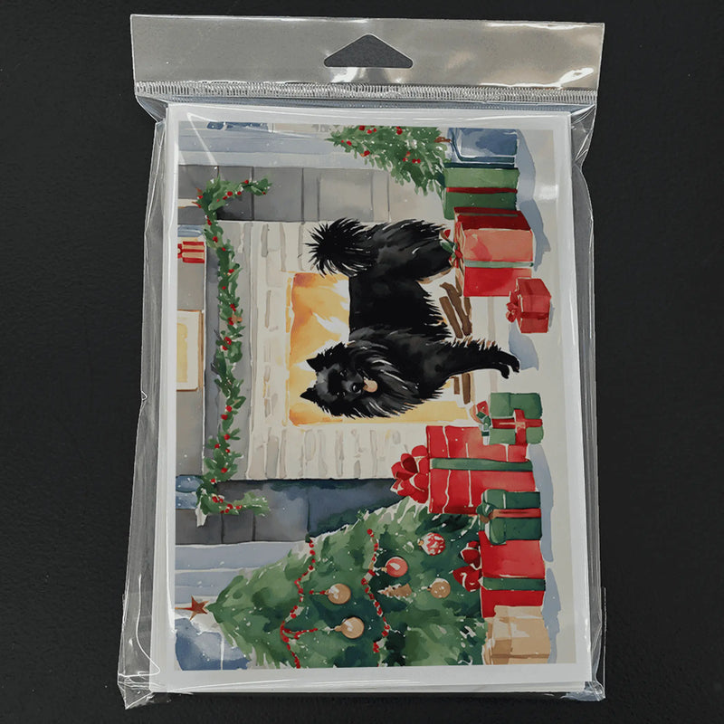 German Spitz Cozy Christmas Greeting Cards Pack of 8 Caroline's Treasures