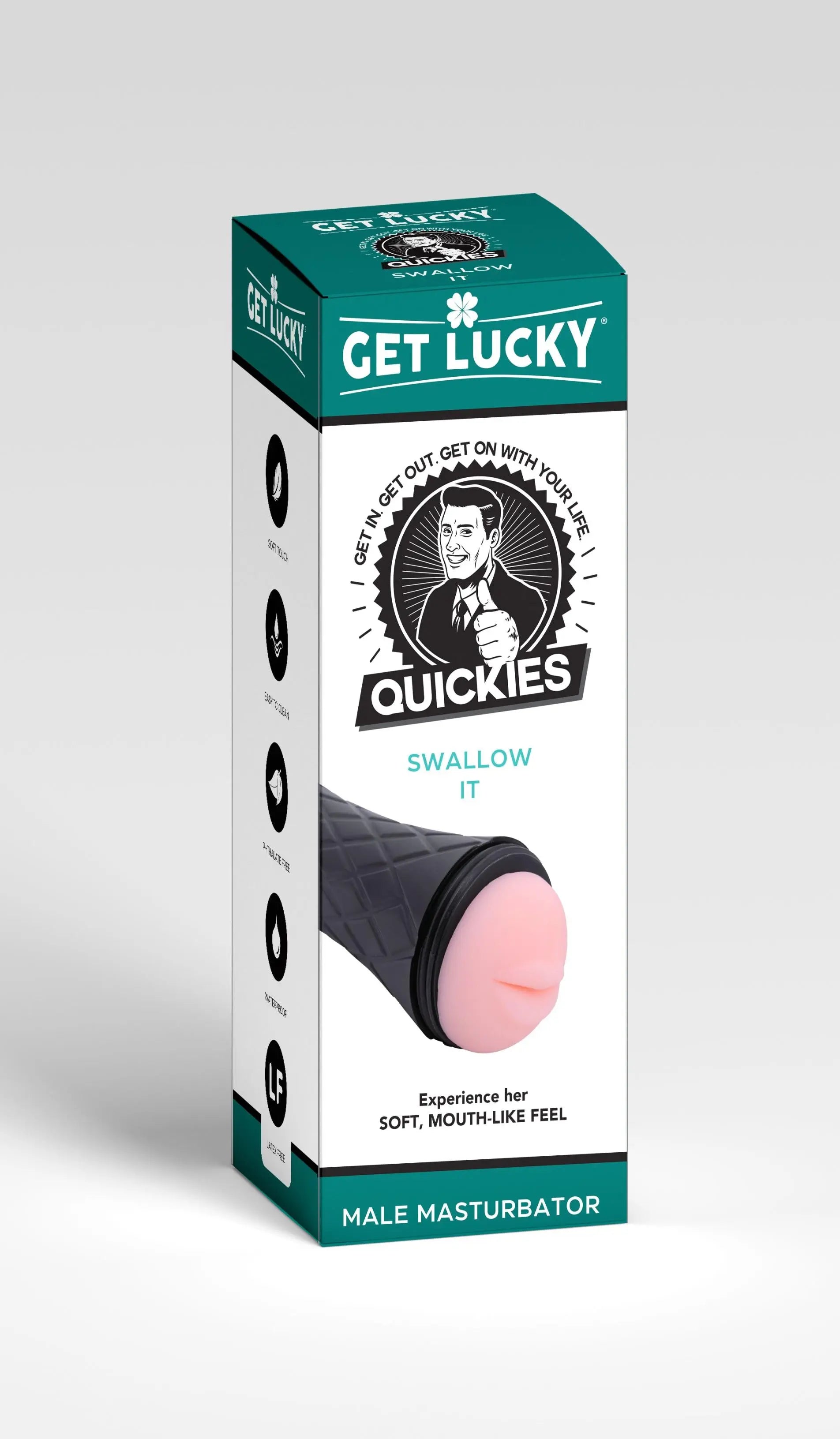 Get Lucky Quickies Swallow It  Male Masturbator Voodoo Toys