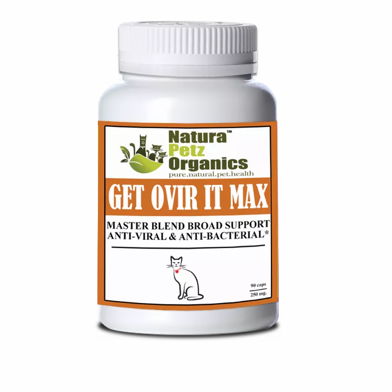 Get Ovir It Max* Master Blend Broad Spectrum Plant Anti Viral Anti Bacterial For Dogs And Cats* Organic Pet Systems