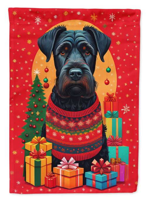 Giant Schnauzer Holiday Christmas Garden Flag Caroline's Treasures