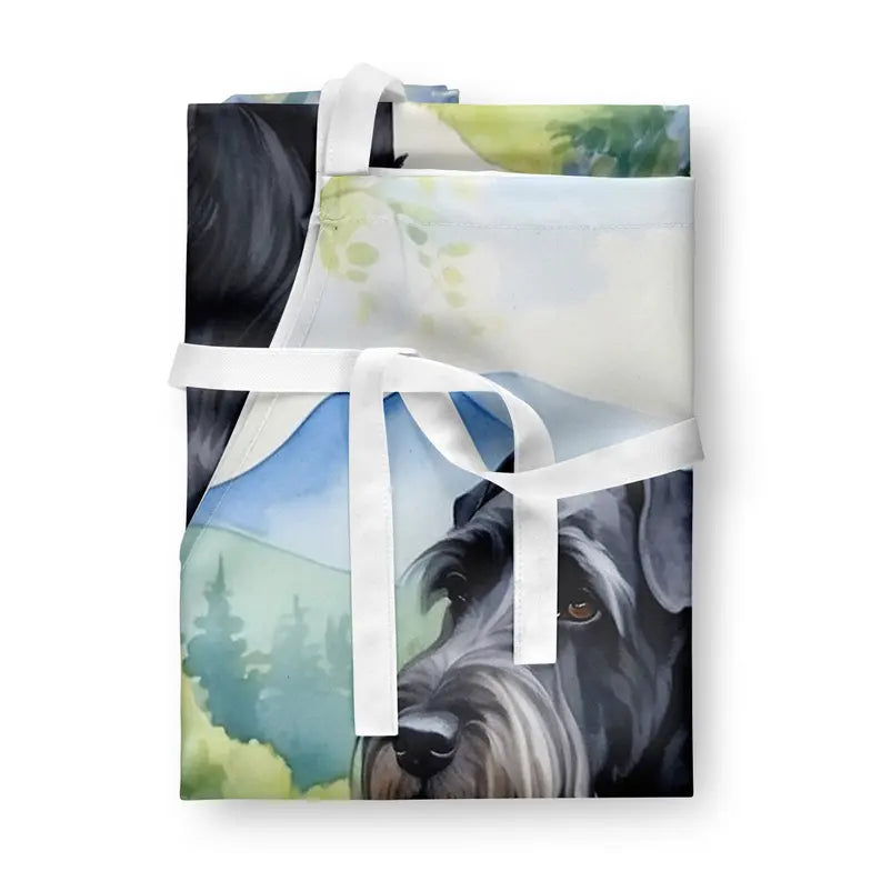 Giant Schnauzer Spring Path Apron Caroline's Treasures