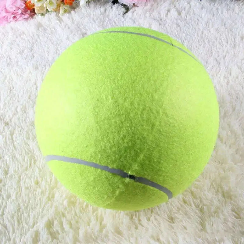 Giant-Tennis-Ball-For-Pet-Chew-Toy-Big-Inflatable-Tennis-Ball-Signature-Mega-Jumbo-Pet-Toy-Ball-Supplies-Outdoor-Cricket-GreatEagleInc-334162931