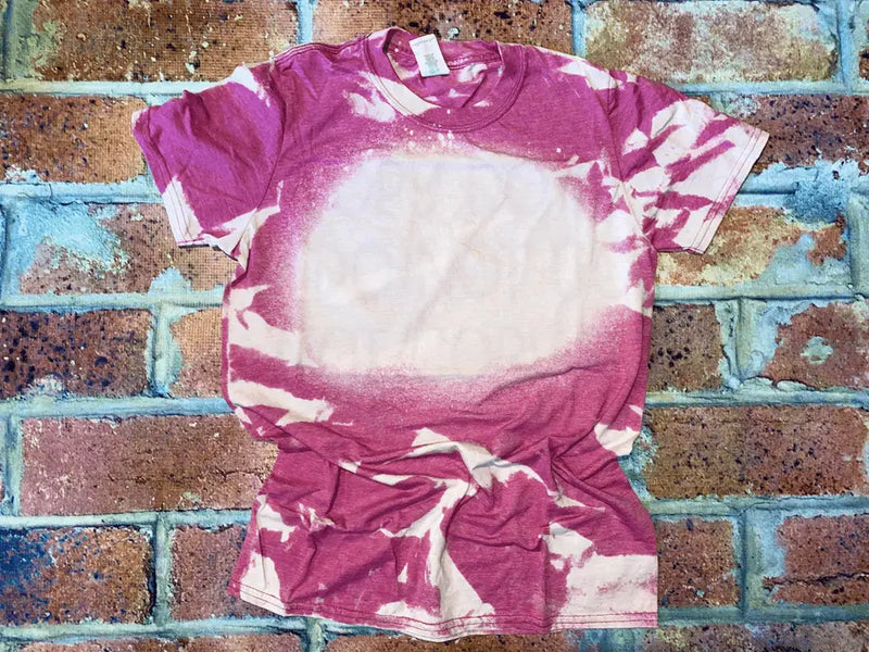 Gildan Berry Bleach Blank Tee The Blended Owl