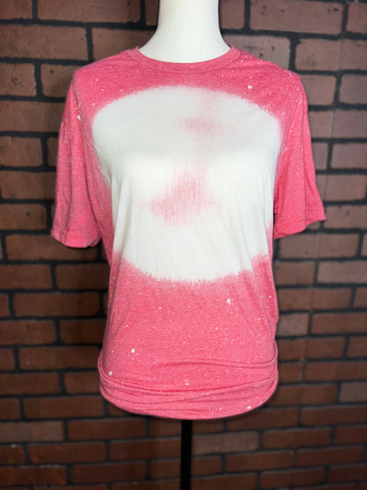Gildan Red Bleach Blank Tee The Blended Owl