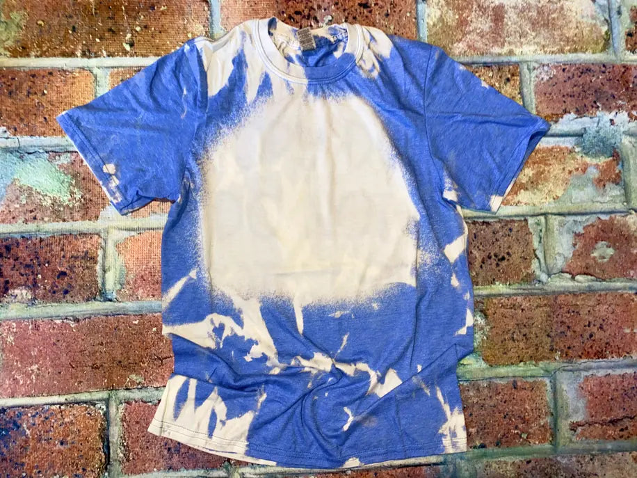 Gildan Royal Blue Bleach Blank Tee The Blended Owl