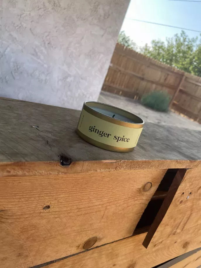 Ginger Spice Candle Bow Down Studio