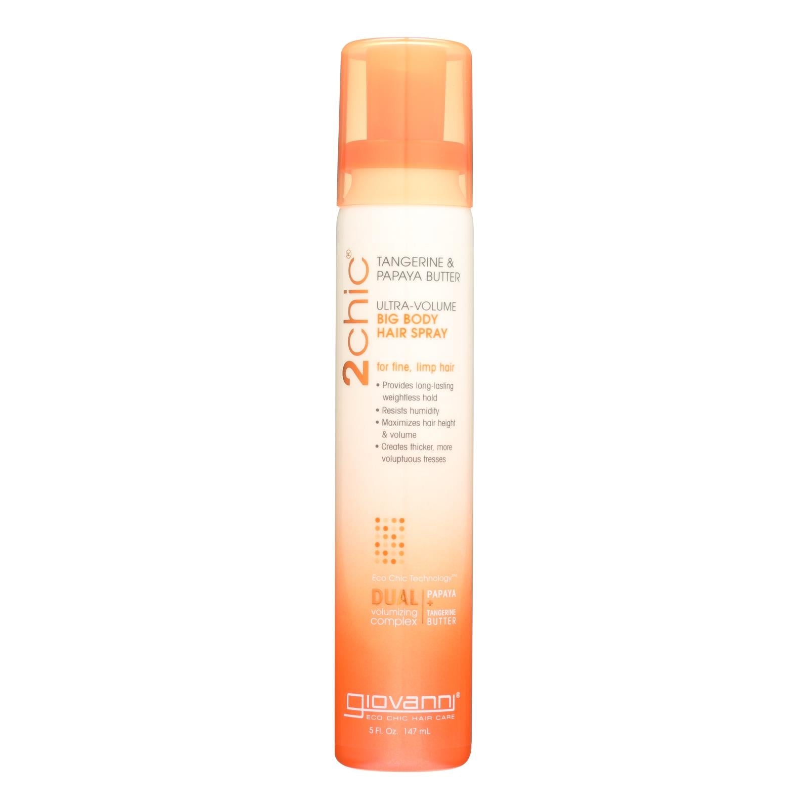 Giovanni Hair Care Products 2chic Hair Spray - Ultra-volume - 5 Fl Oz - GreatEagleInc