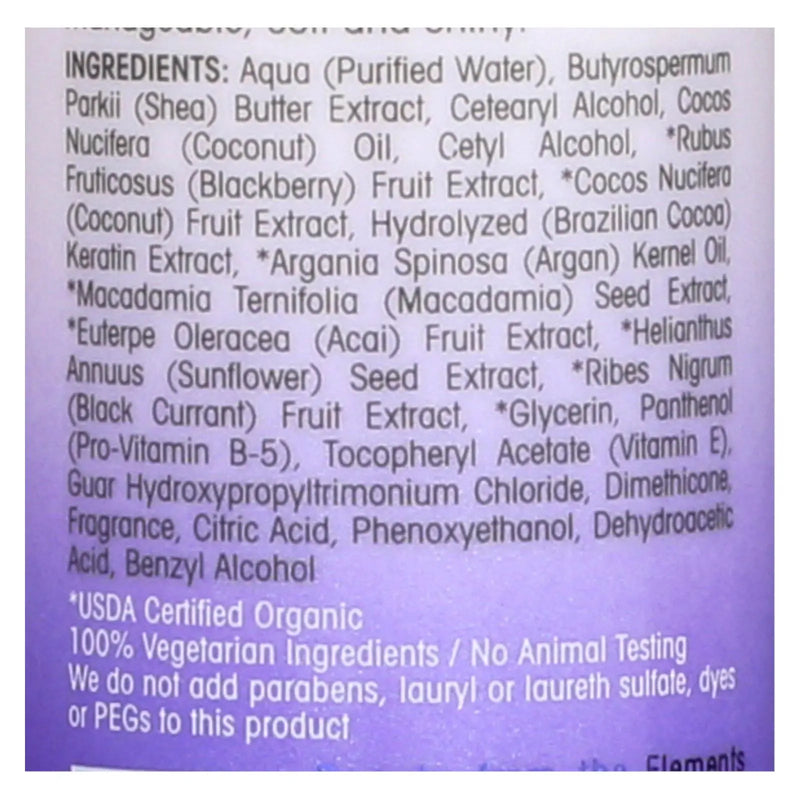 Giovanni Hair Care Products Conditioner - 2chic - Repairing - Leave-in Conditioning And Styling Elixir - Blackberry And Coconut Milk - 4 Oz - 1 Each Giovanni Hair Care Products