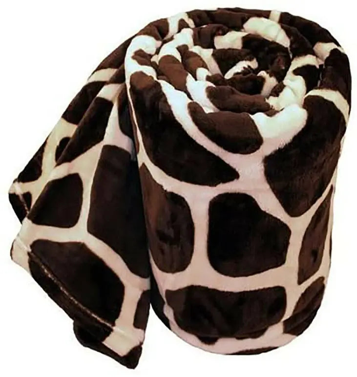 Giraffe Super Soft Plush Warm Cozy Bed Throw Flannel Blanket Home Mart Goods