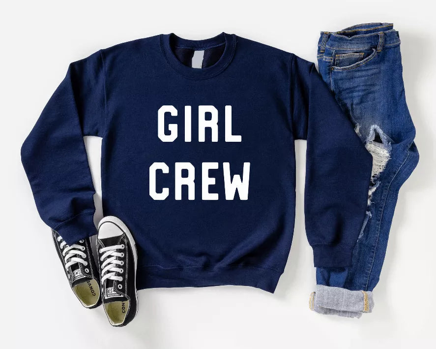 Girl Crew Sweatshirt Bella Bean