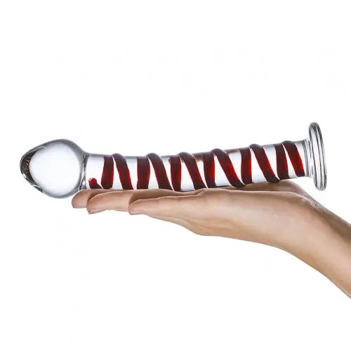 Glas Mr Swirly Spiral Glass Dildo Electric / Hustler Lingerie