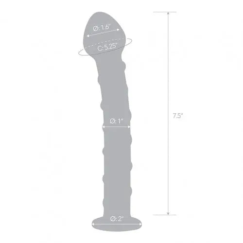 Glas Mr Swirly Spiral Glass Dildo Electric / Hustler Lingerie