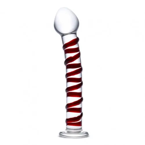 Glas Mr Swirly Spiral Glass Dildo Electric / Hustler Lingerie