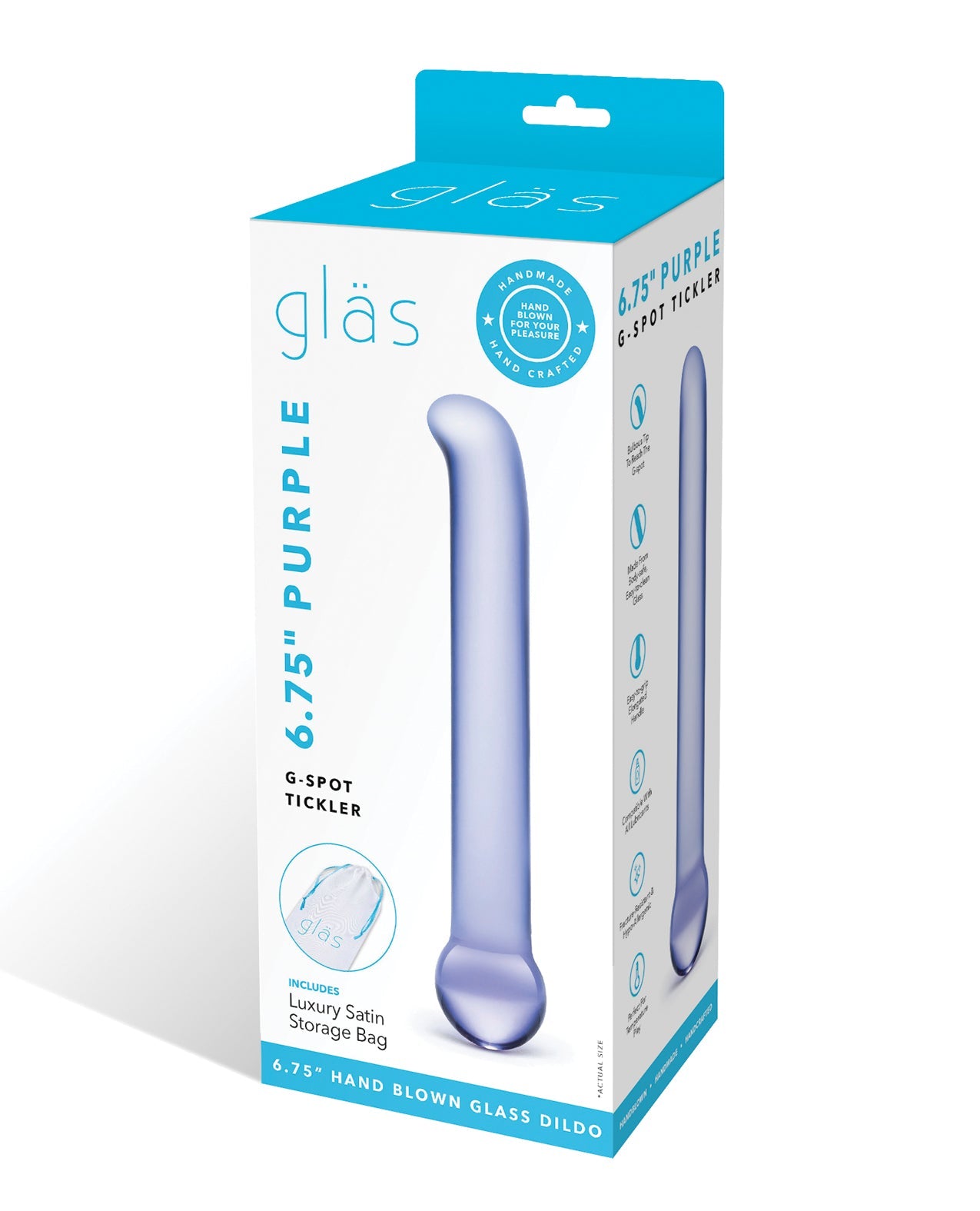 Glas Purple G-spot Tickler Electric / Hustler Lingerie