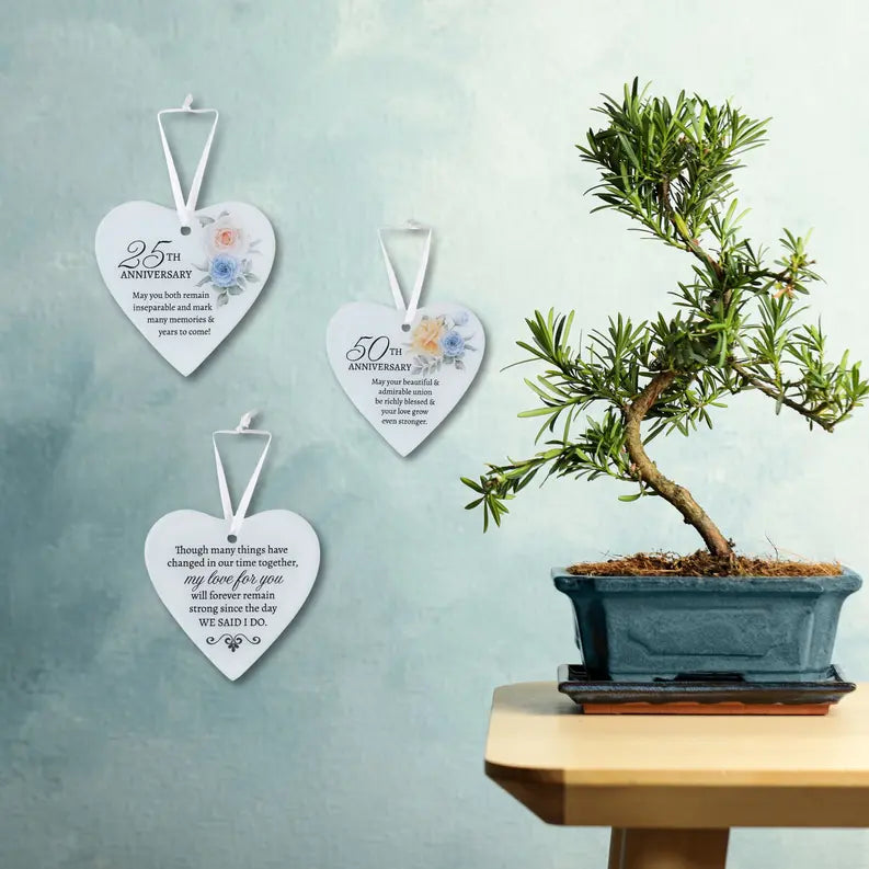 Glass Ornament My Love For Anniversary Dicksons Inc