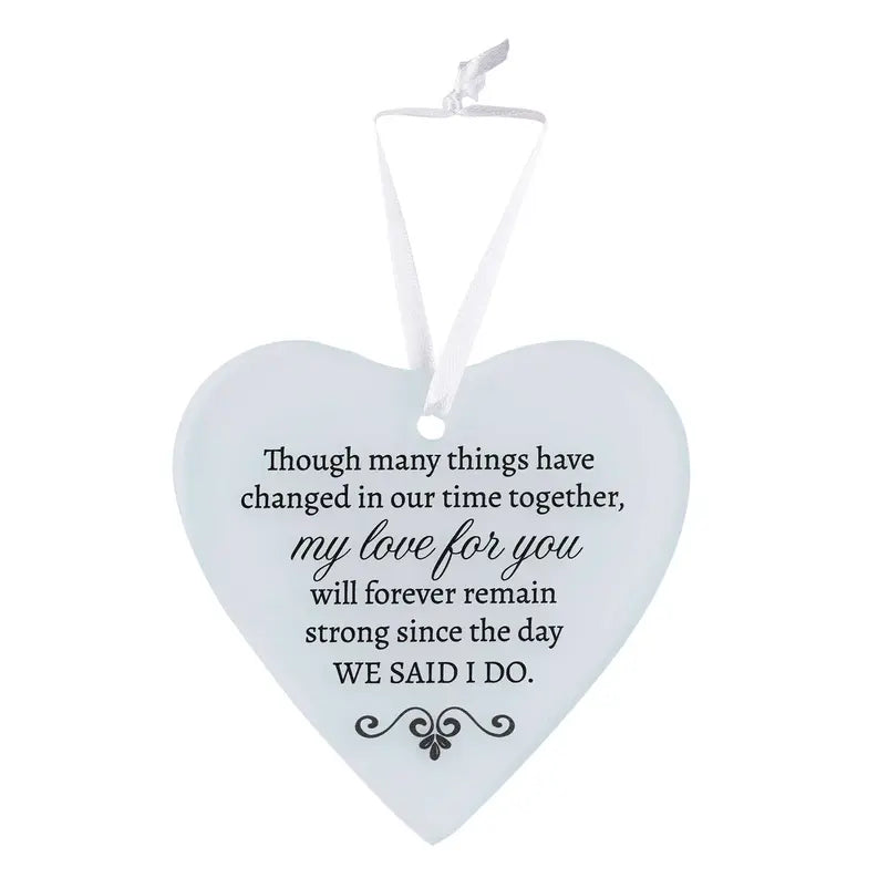 Glass Ornament My Love For Anniversary Dicksons Inc