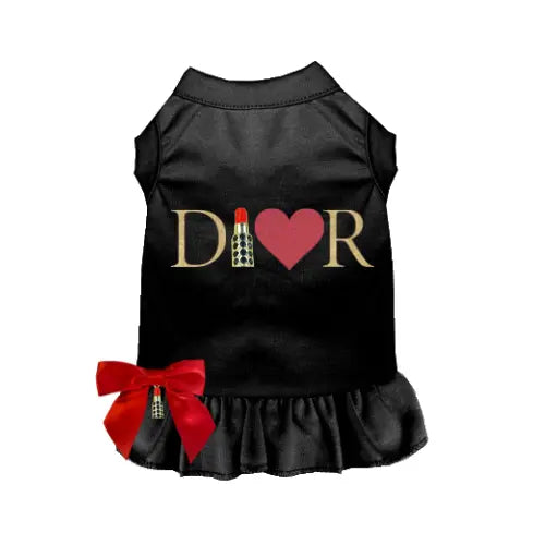 Glitter Dior-able Lipstick Dog Dress Bark Fifth Avenue