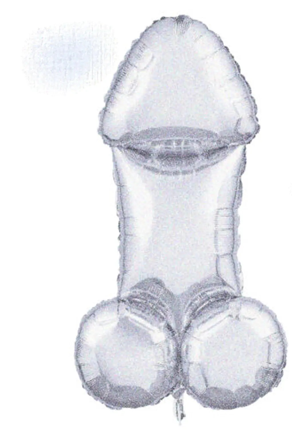 Glitterati Disco Penis 3 Foot Mylar Balloon Little Genie
