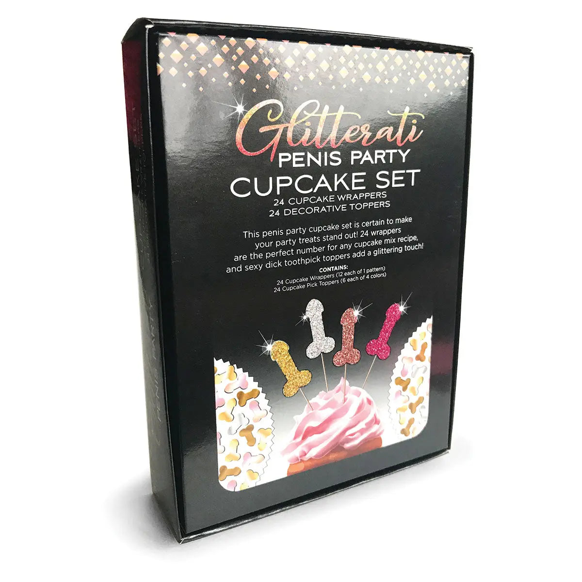 Glitterati Penis Cupcake Set Little Genie