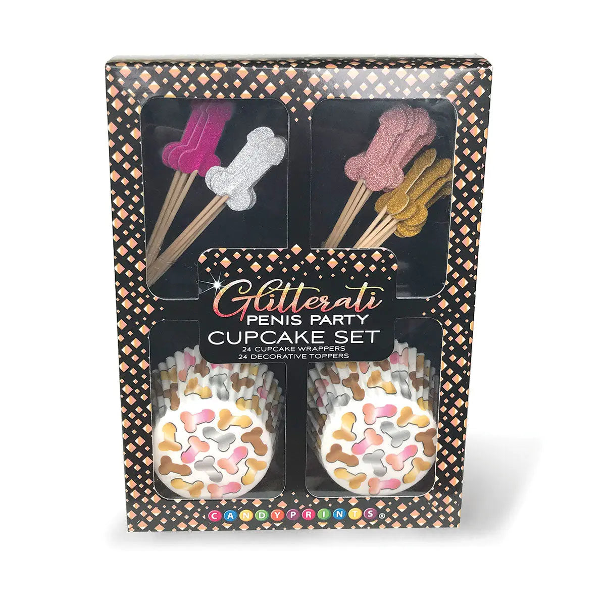 Glitterati Penis Cupcake Set Little Genie
