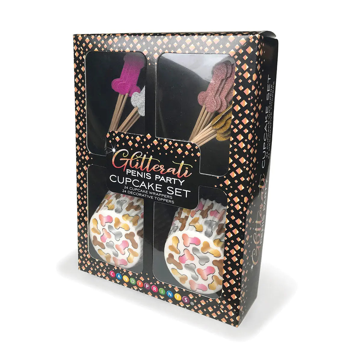 Glitterati Penis Cupcake Set Little Genie