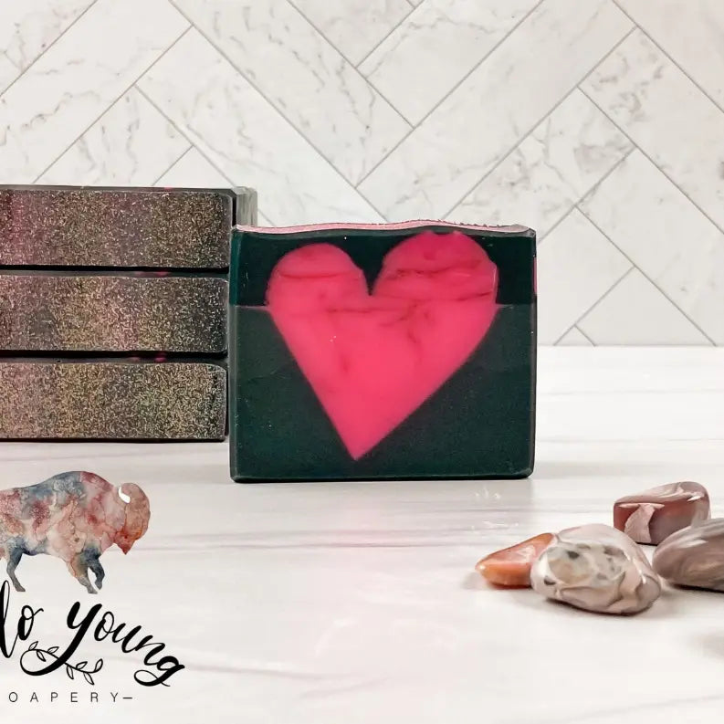 Glittery Love Artisan Soap Hello Young Soapery