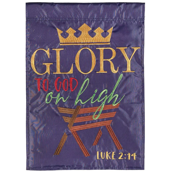 Glory To God Flag Poly Garden Dicksons Inc