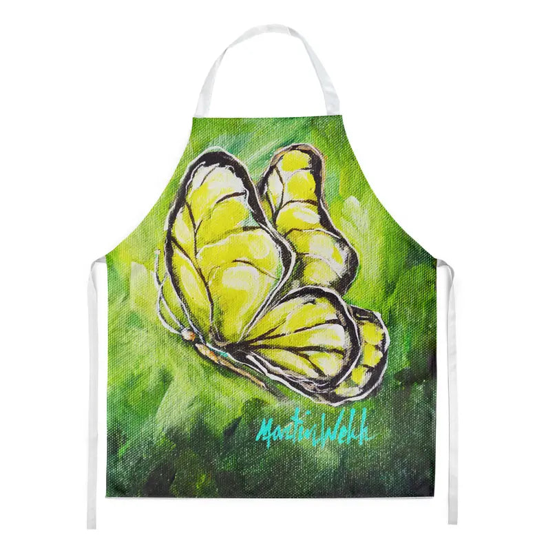 Glover Fly Sage Butterfly Apron Caroline's Treasures