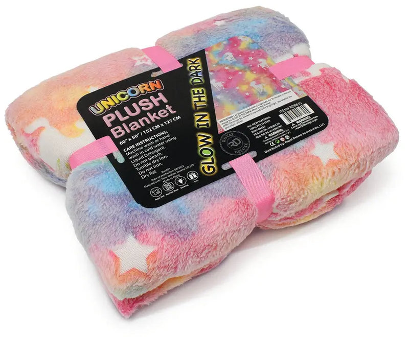 Glow in the Dark 50x60 Plush Blanket Marquee Innovations