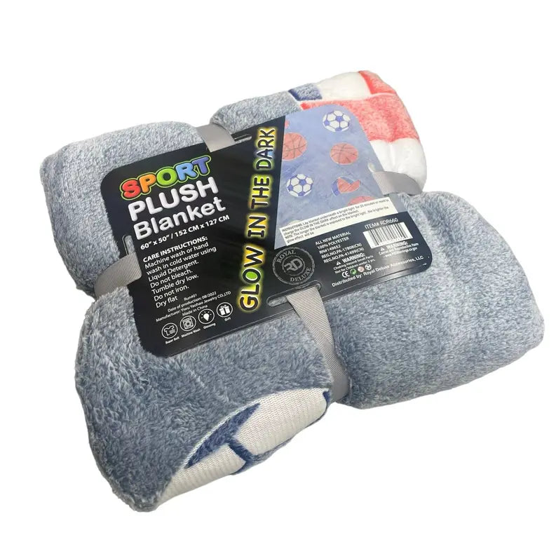 Glow in the Dark 50x60 Plush Blanket Marquee Innovations