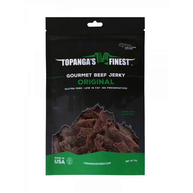 Gluten Free Original Beef Jerky Topangas Finest Jerky