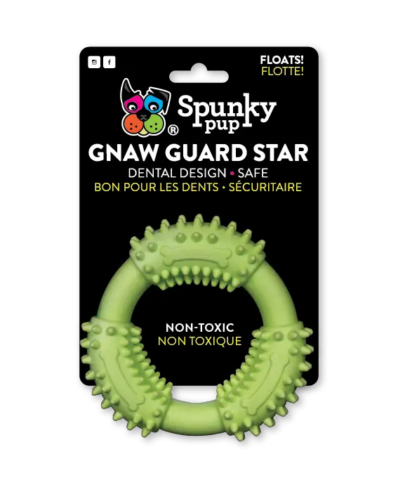 Gnaw Guard Foam Ring Spunky Pup Dog Toys