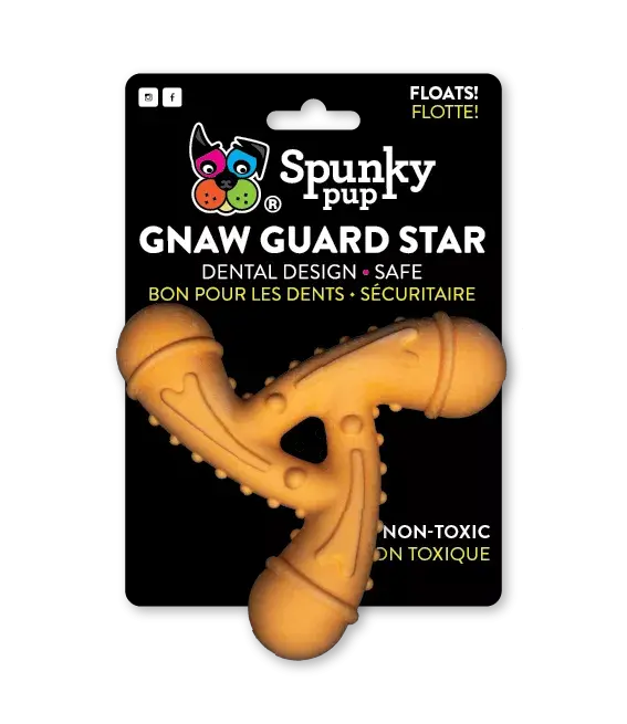 Gnaw Guard Foam Star Spunky Pup Dog Toys