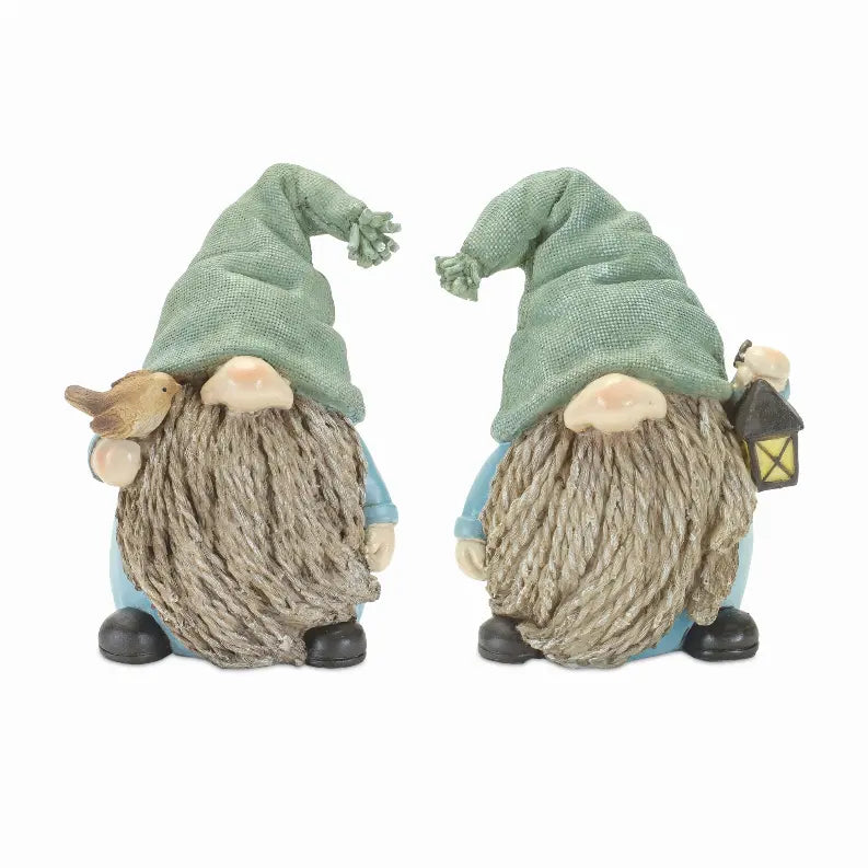 Gnome (Set of 4) 4.5"L x 6.25"H Resin Melrose Intl.