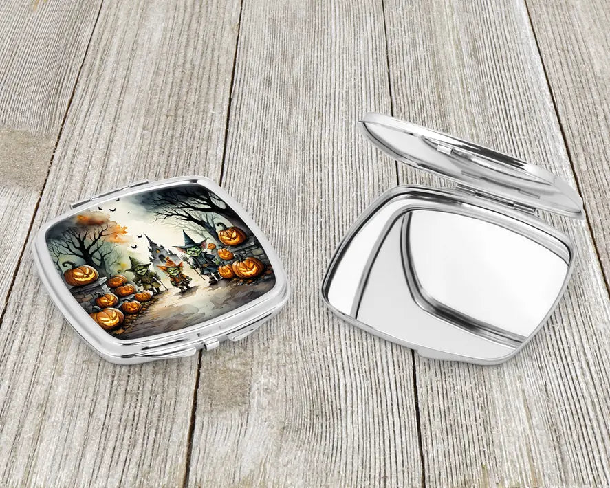 Goblins Spooky Compact Mirror Caroline's Treasures