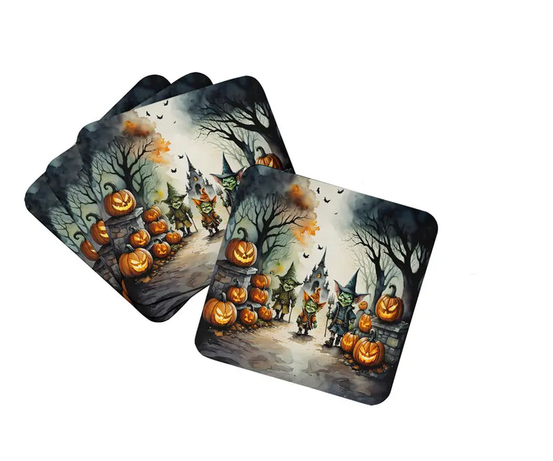 Goblins Spooky Halloween Pair of Pot Holders Caroline's Treasures