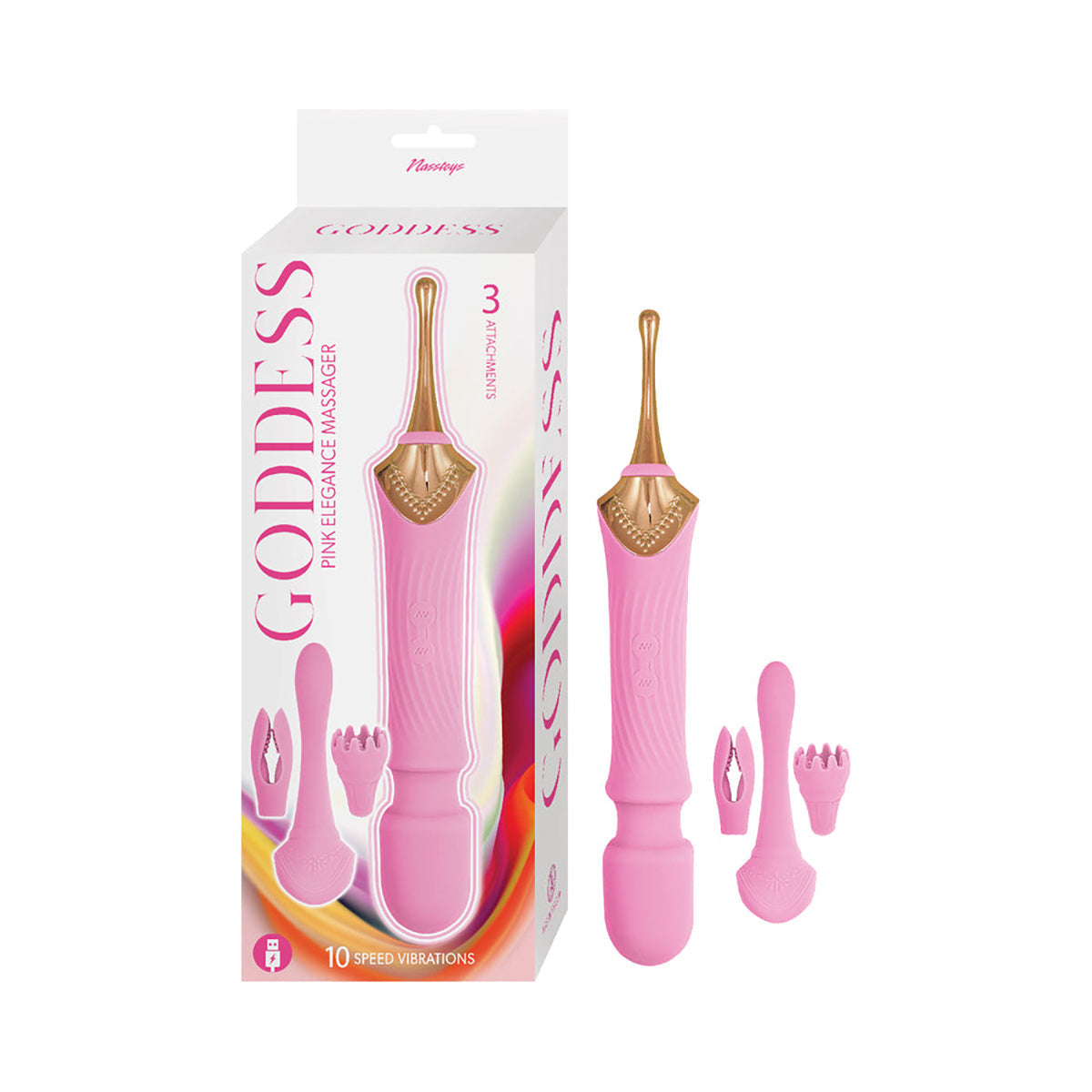 Goddess Pink Elegance Massager Pink Nasswalk