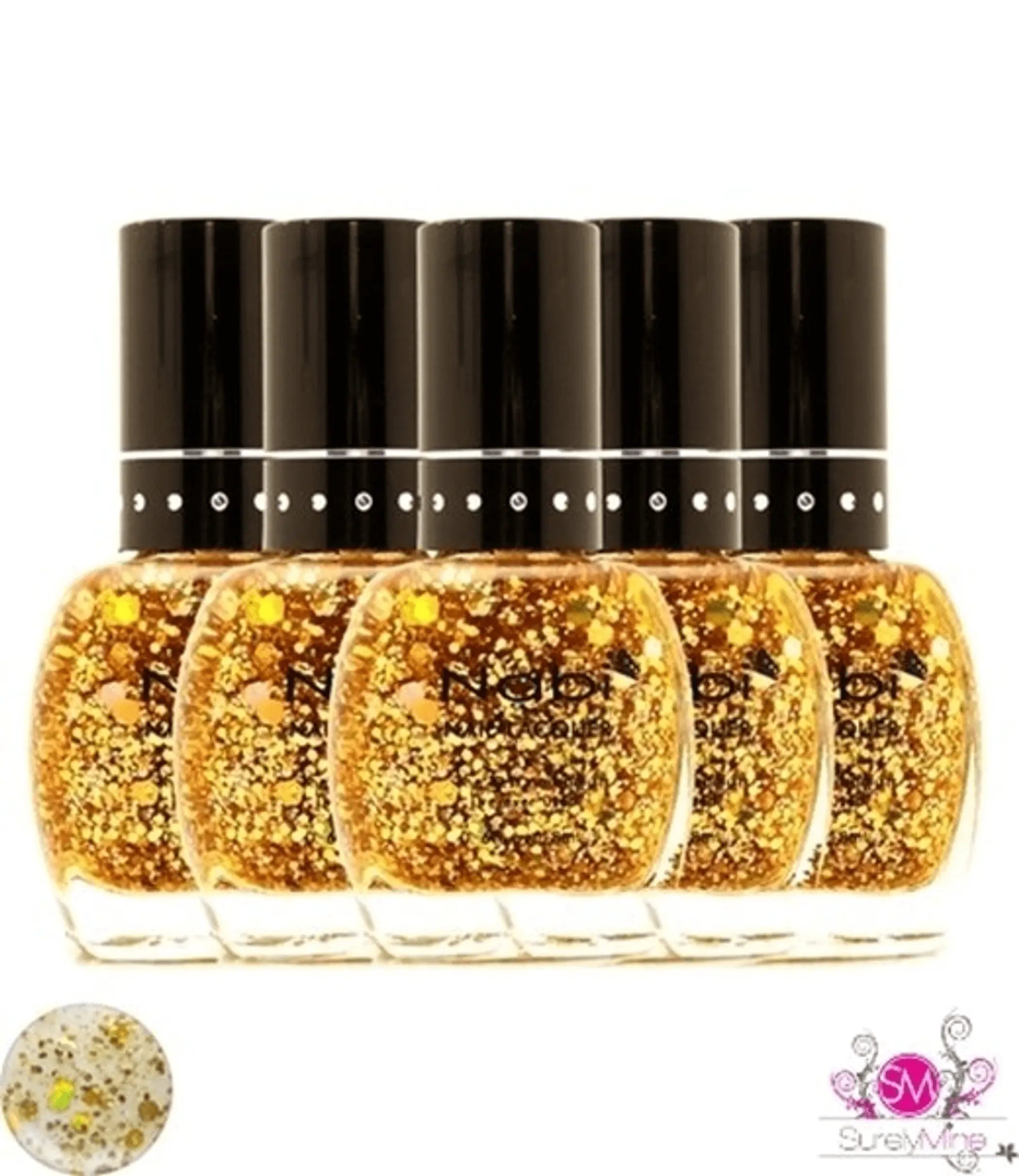 Gold Big Ball nabi Nail Polish SurelyMine